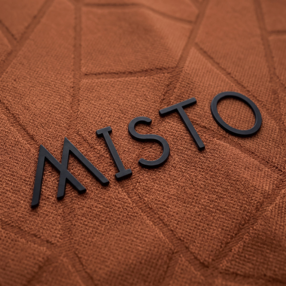 Geometric Tee Rust
