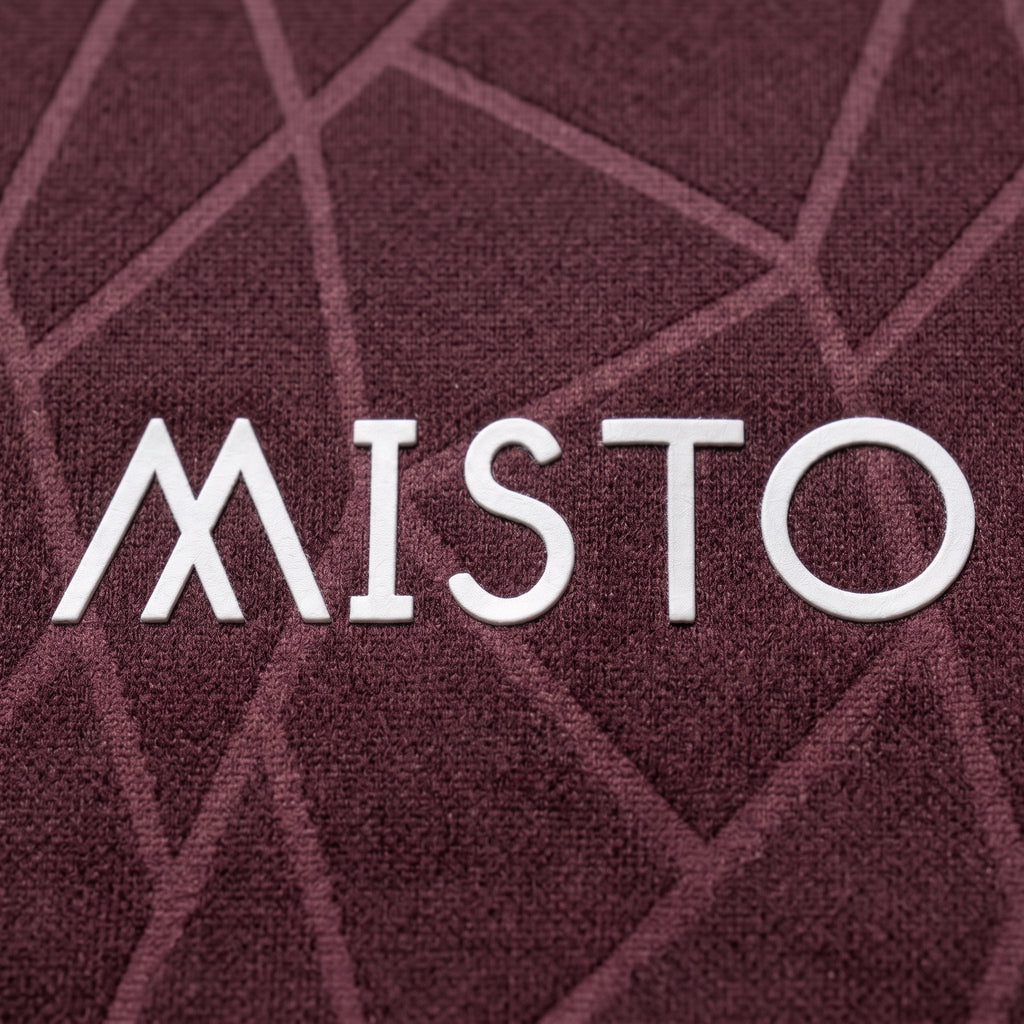 Geometric Tee Maroon