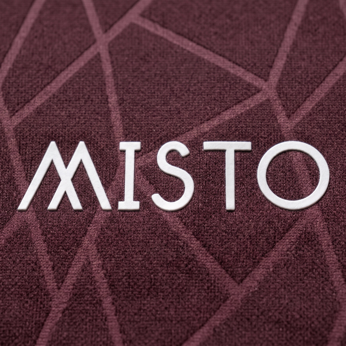 Geometric Tee Maroon
