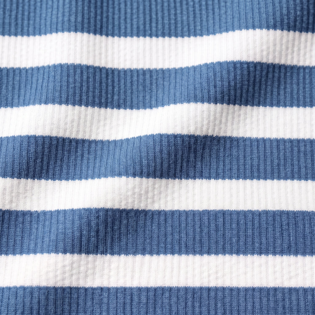 Misto Striped Tee Blue
