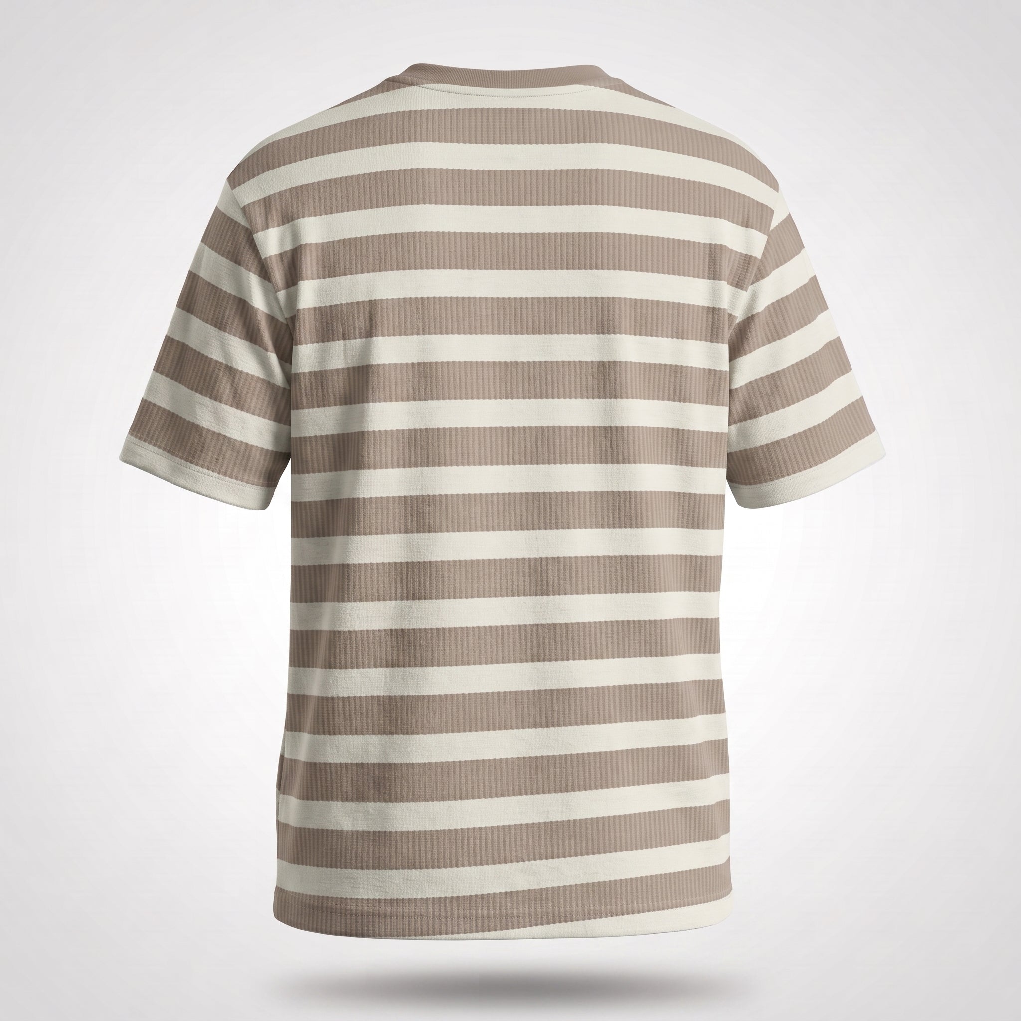 Misto Striped Tee Taupe