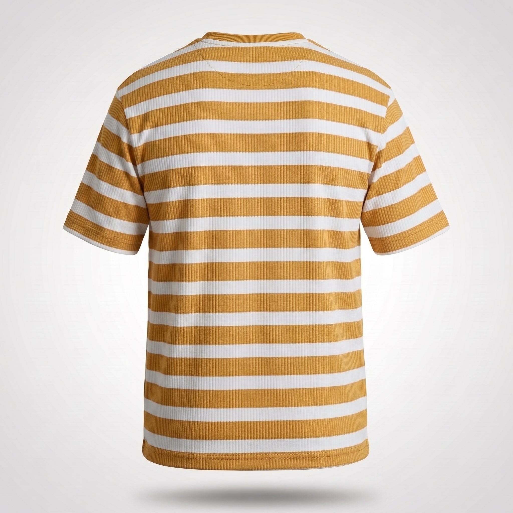 Misto Striped Tee Mustard