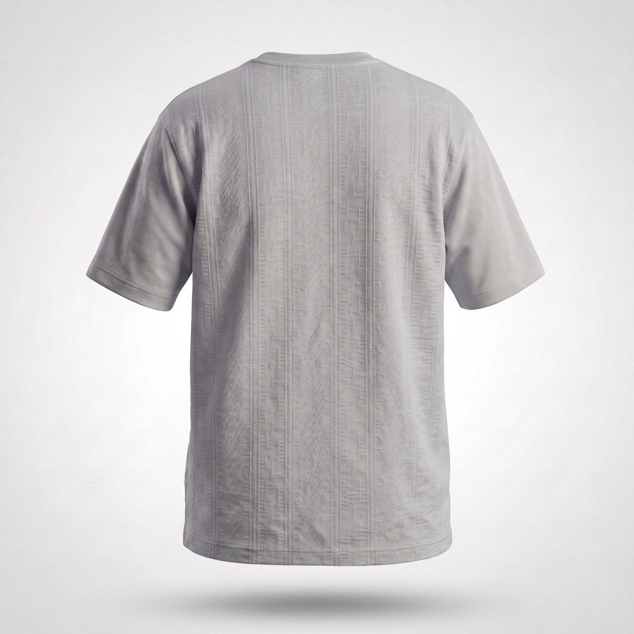 Textured Knit Tee (Grey)