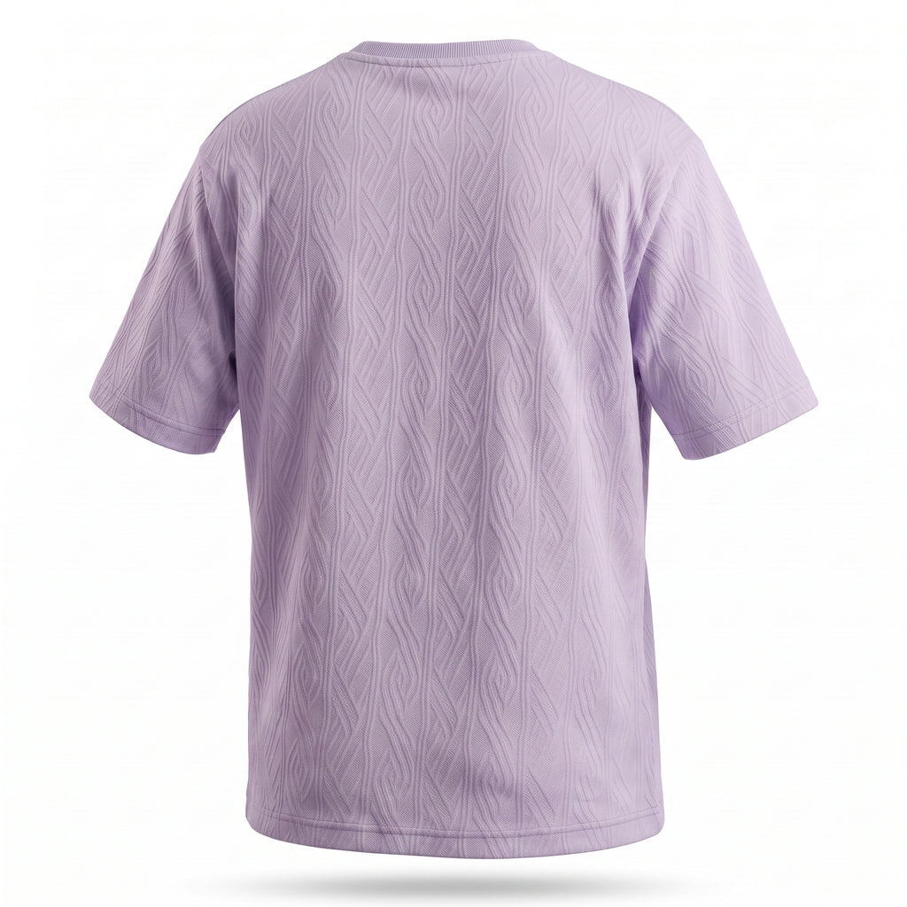 Textured Knit Tee (Lavender)