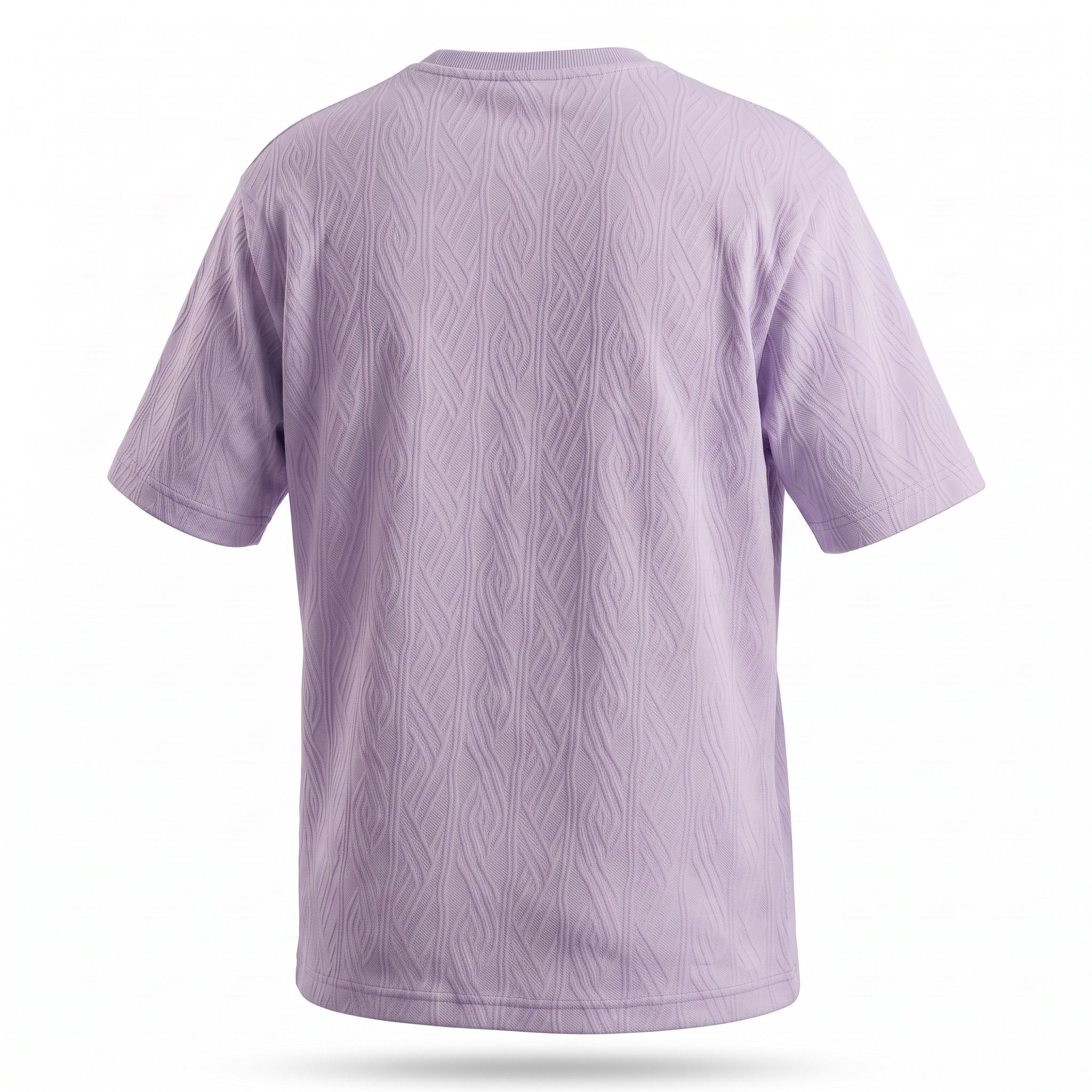 Textured Knit Tee (Lavender)