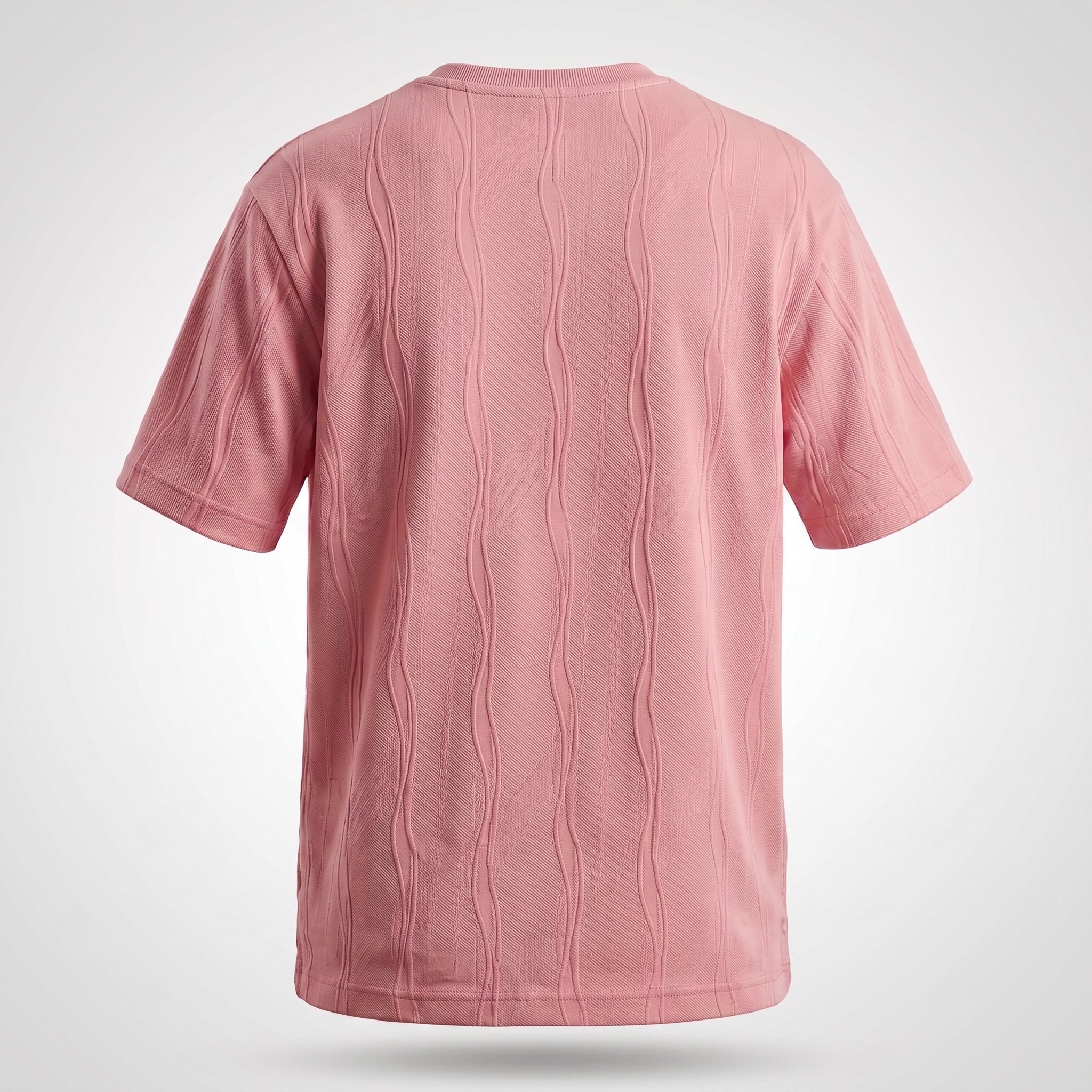 Textured Knit Tee (Rose)