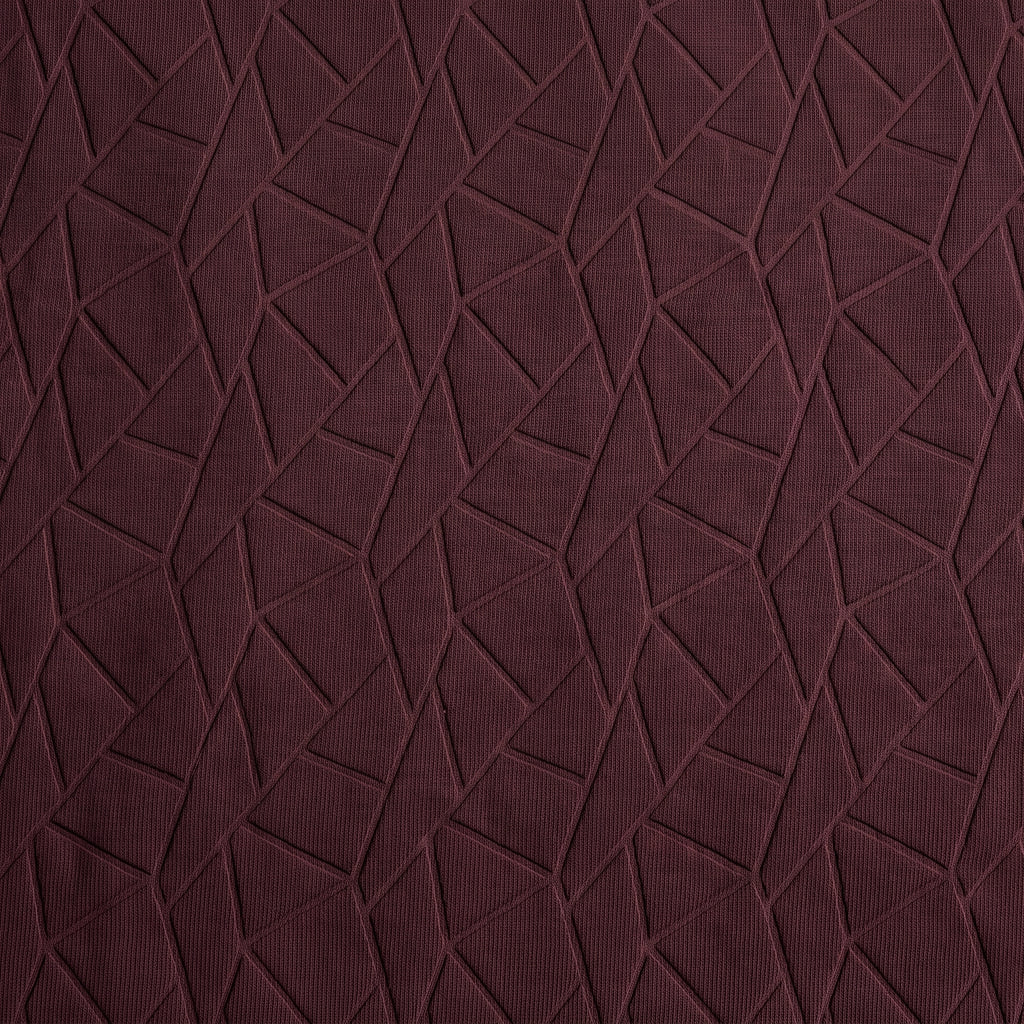 Geometric Tee Maroon