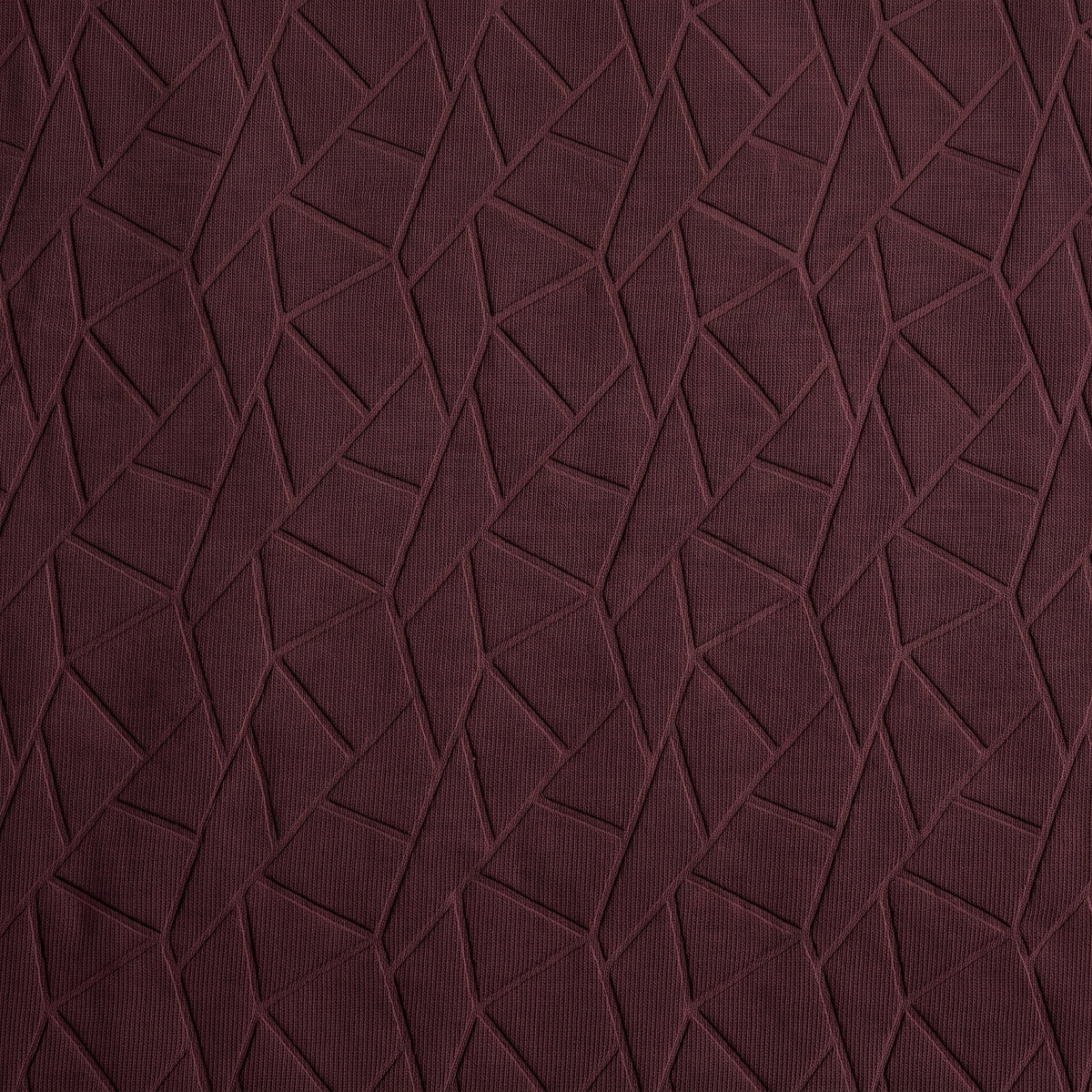 Geometric Tee Maroon