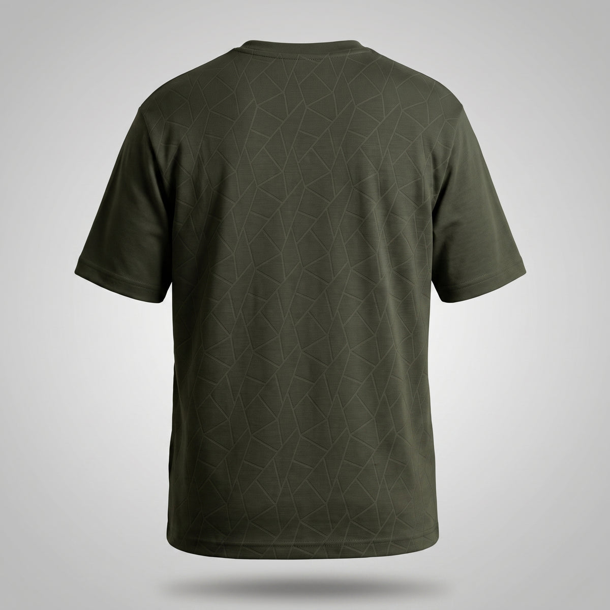 Geometric Tee Olive