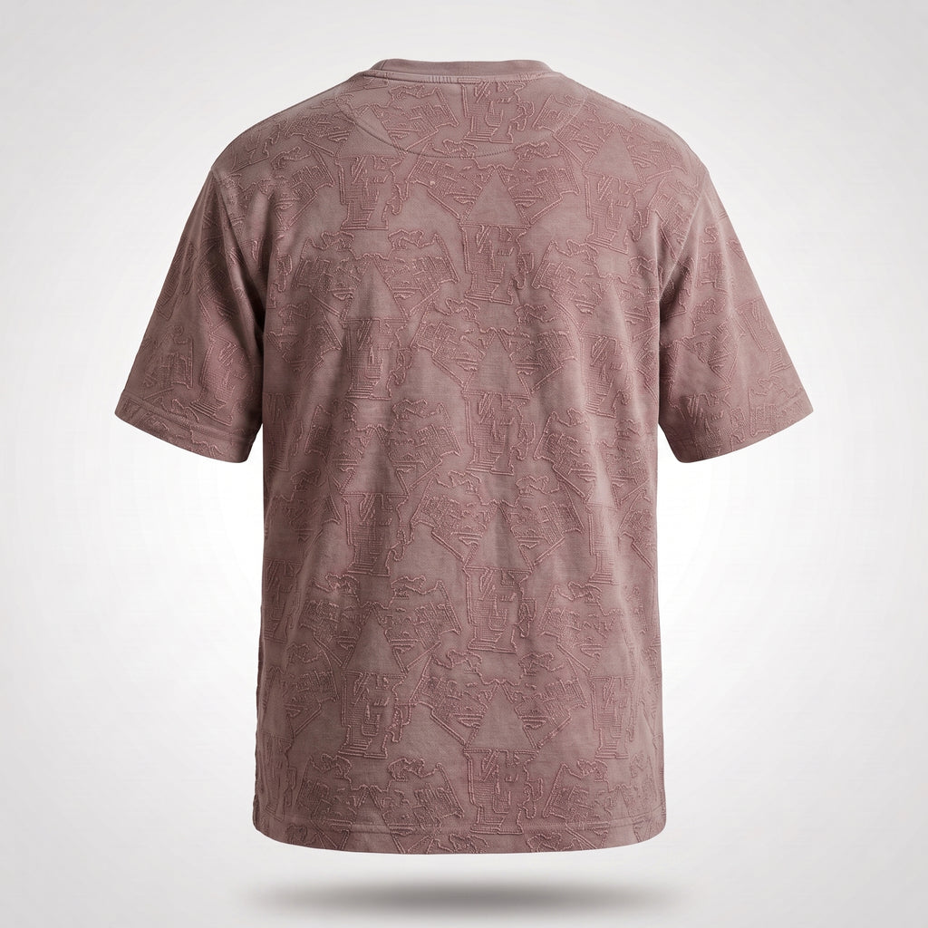 Textured Jacquard Tee (Mauve)