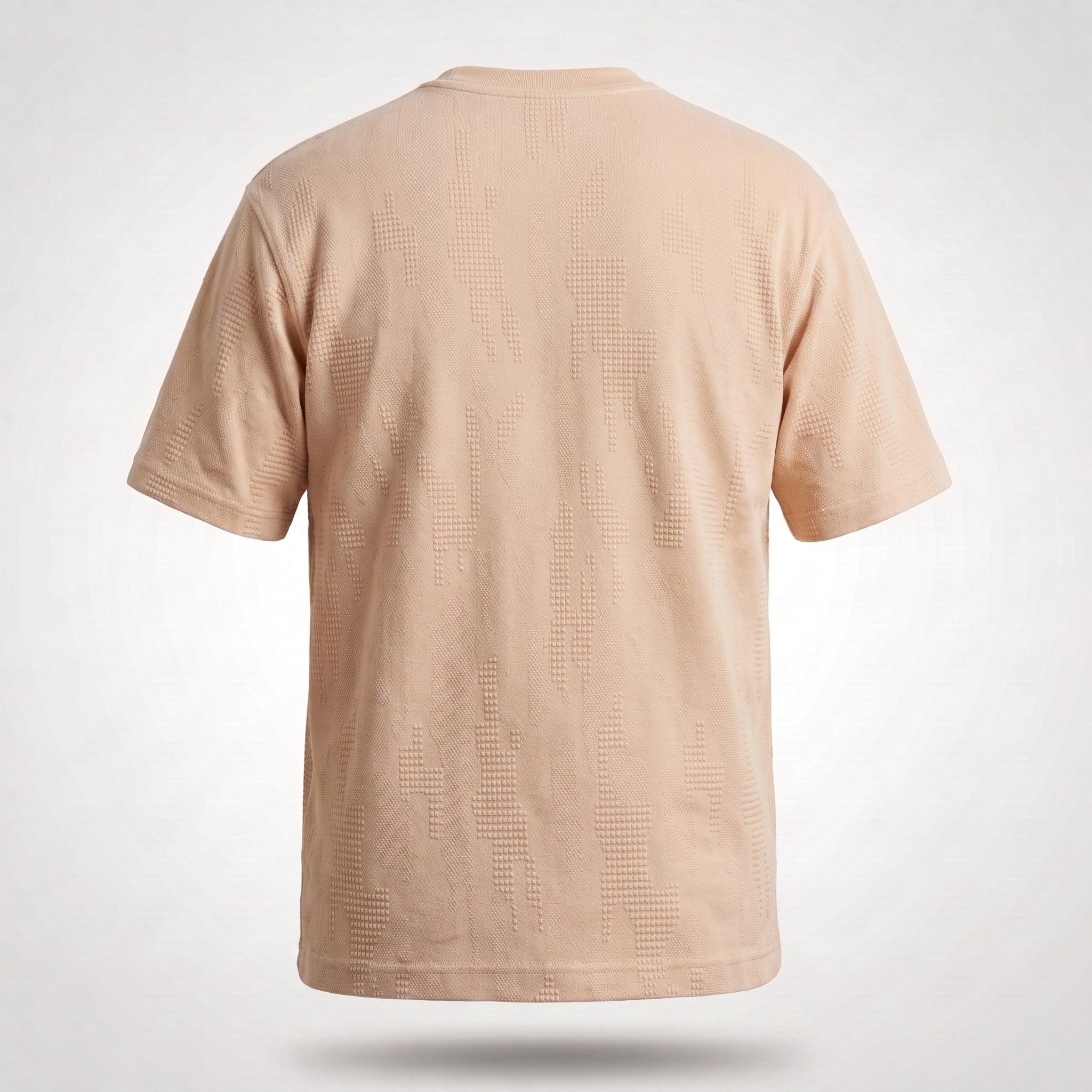 Textured Jacquard Tee (Peach)
