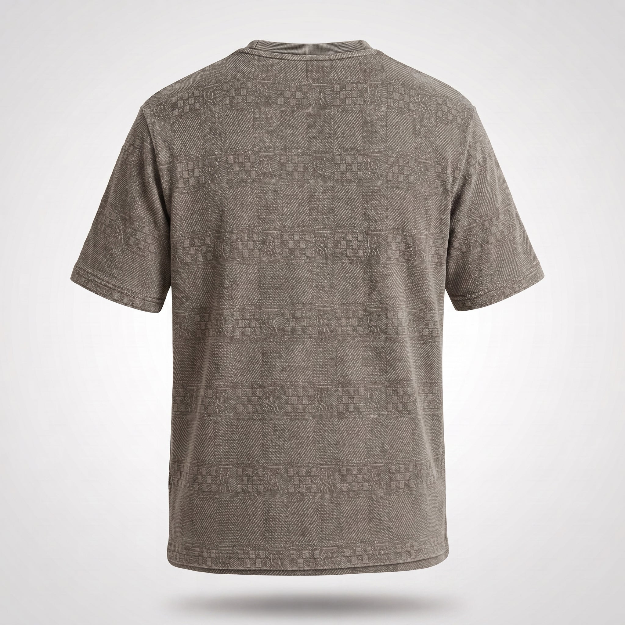 Textured Jacquard Tee (Taupe)