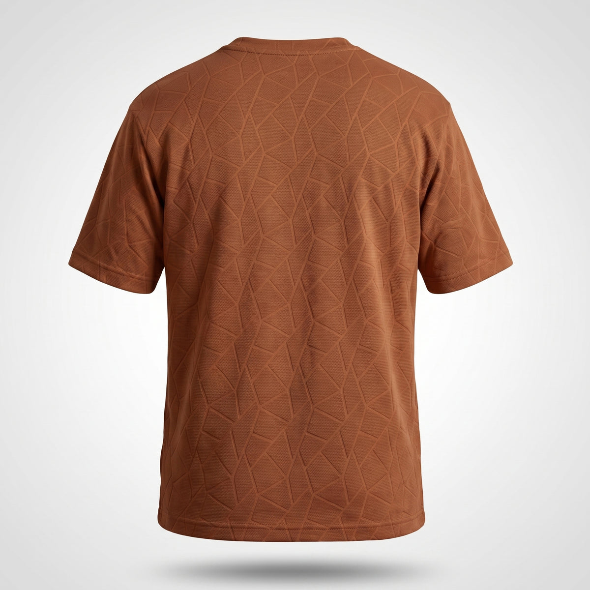 Geometric Tee Rust
