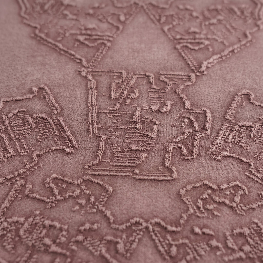 Textured Jacquard Tee (Mauve)