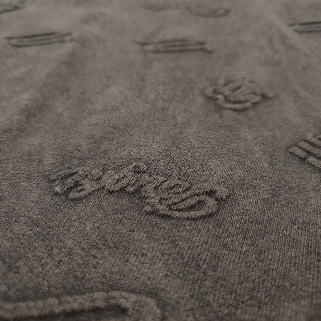 Textured Jacquard Tee (Charcoal)