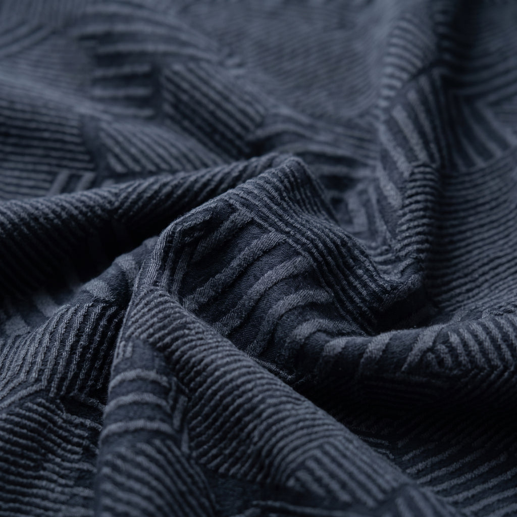 Textured Jacquard Tee (Blue)