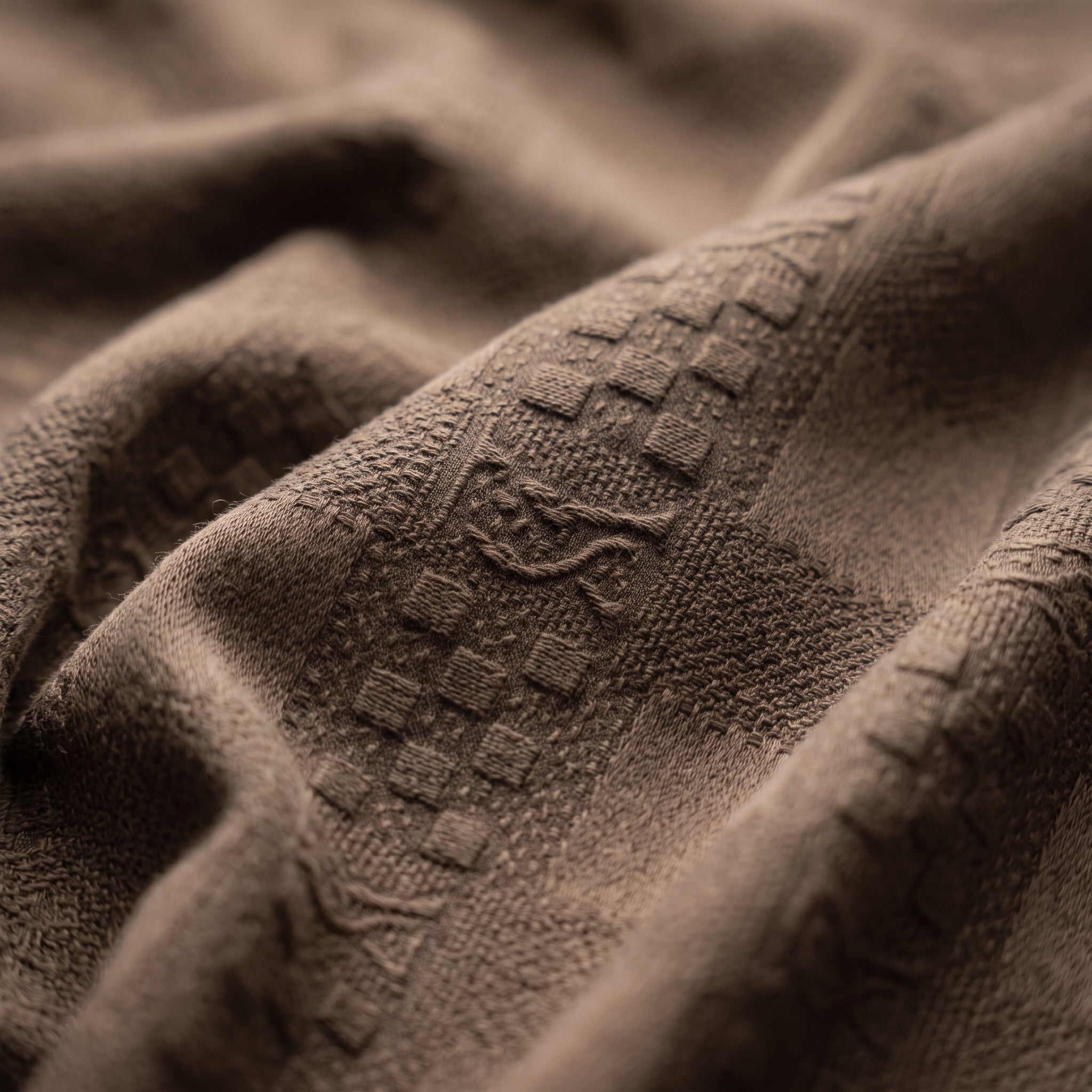 Textured Jacquard Tee (Taupe)