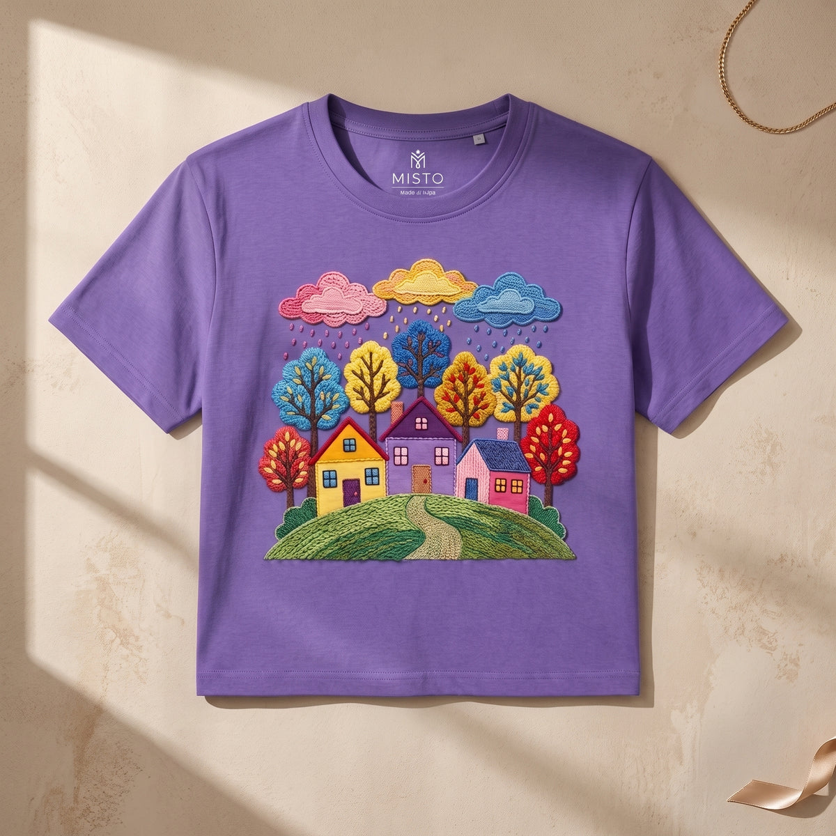 Colorful Village Purple