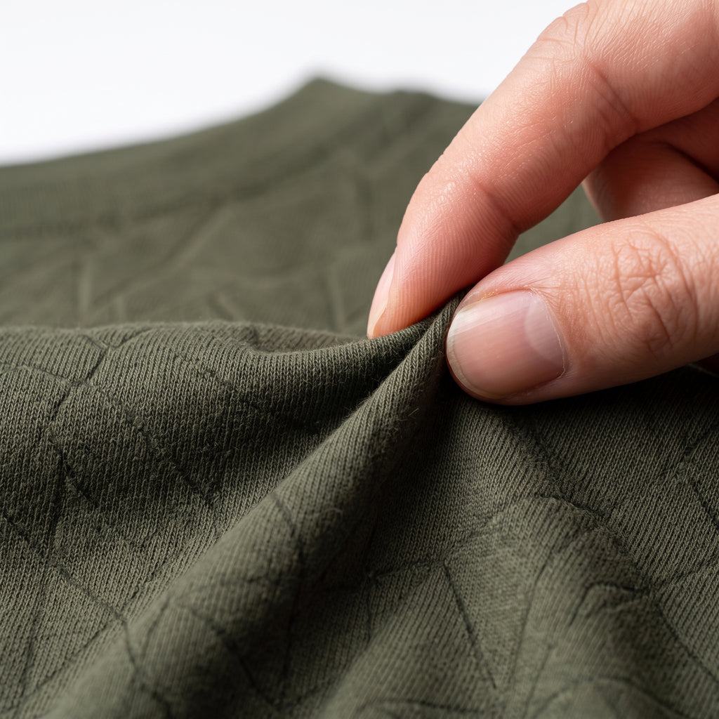 Geometric Tee Olive