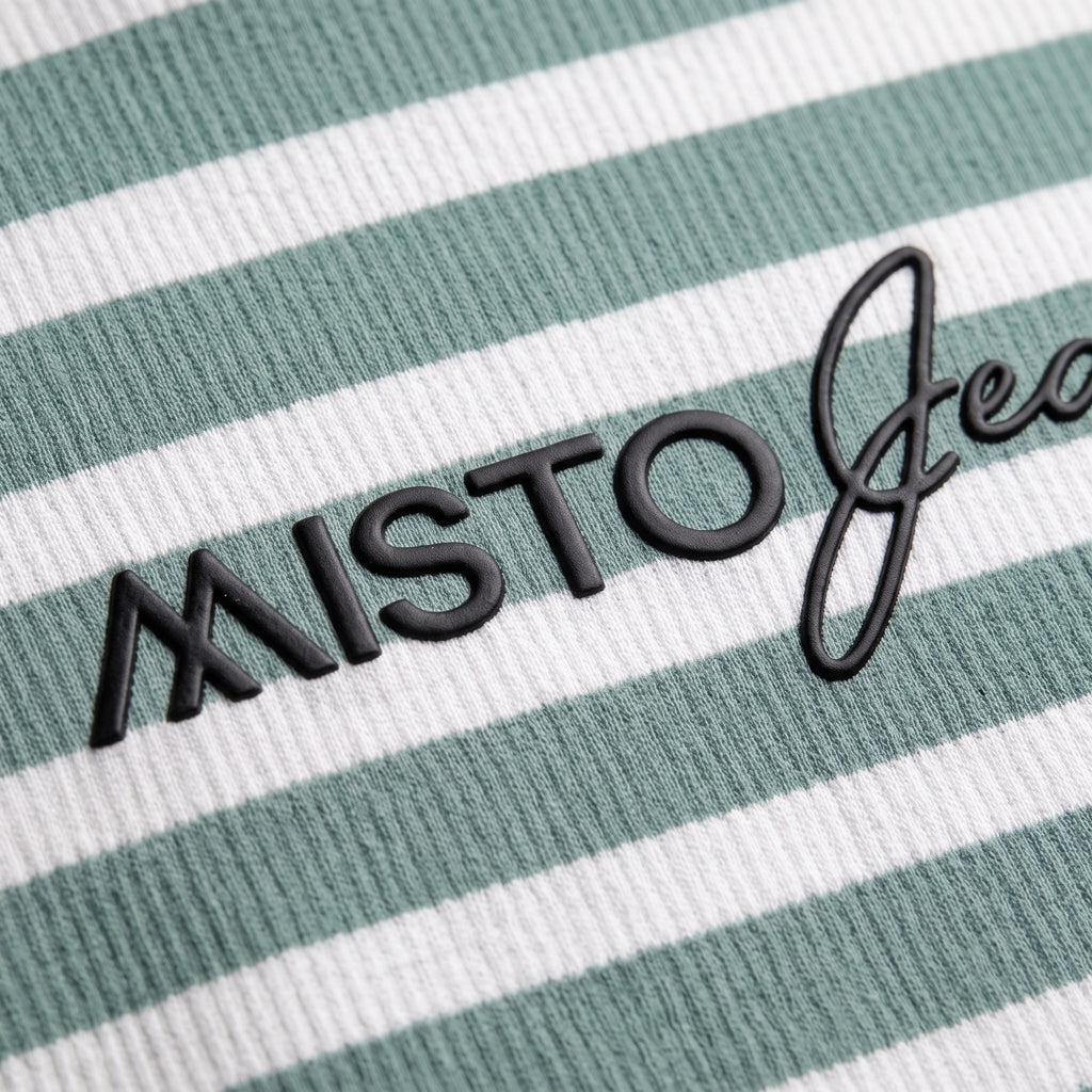 Misto Striped Tee Sage