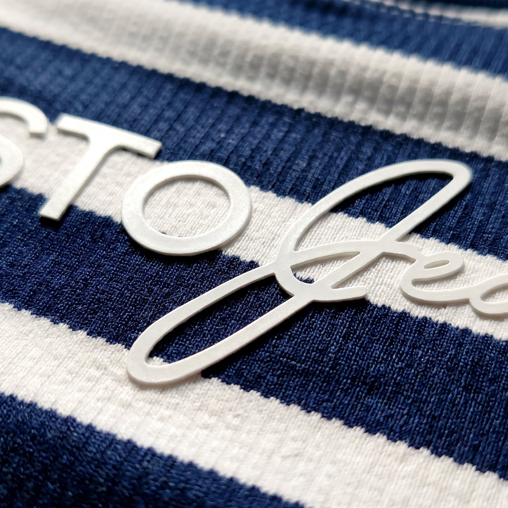 Misto Striped Tee Navy