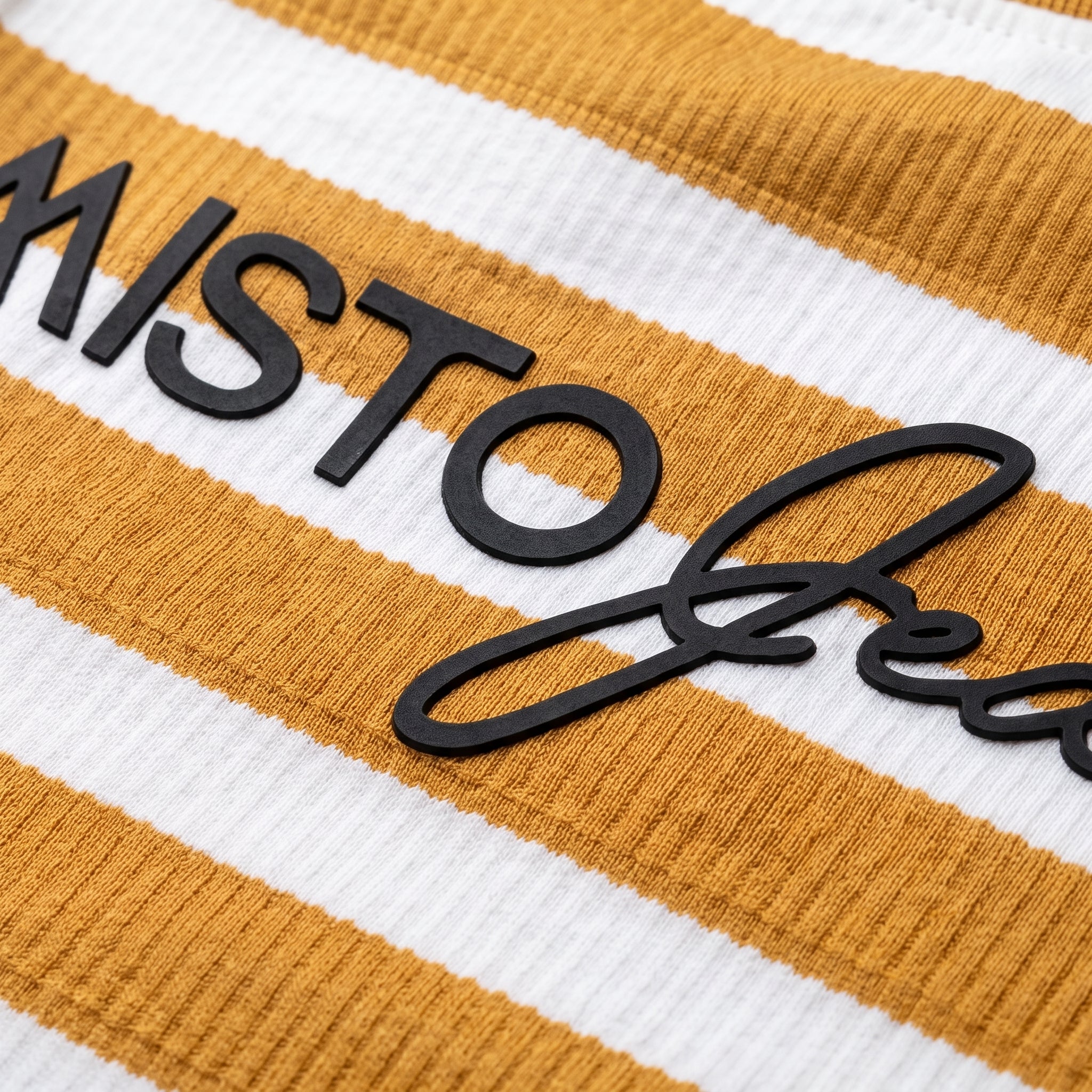 Misto Striped Tee Mustard