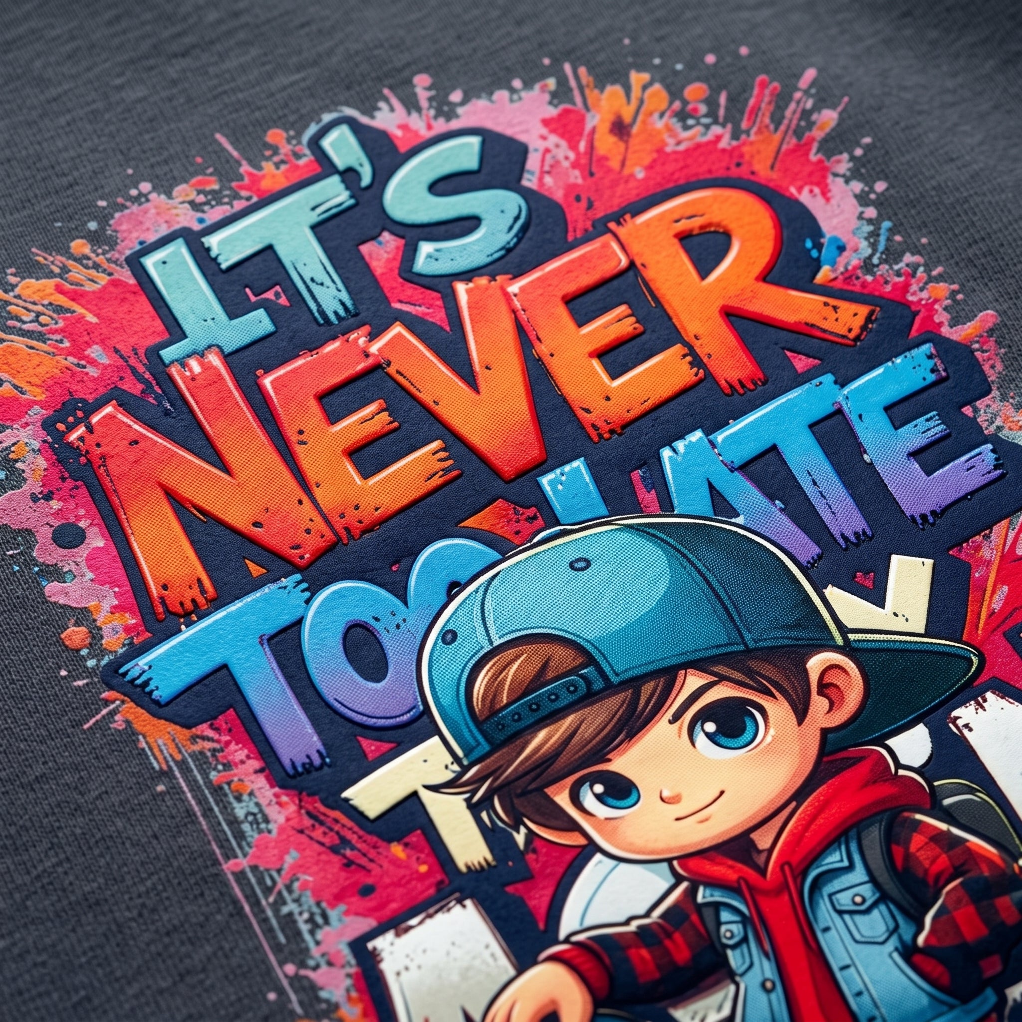 Never Too Late Graphic Tee