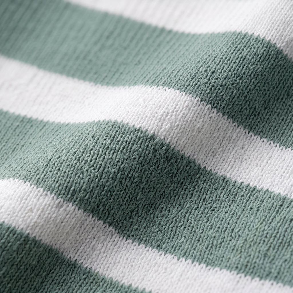 Misto Striped Tee Sage
