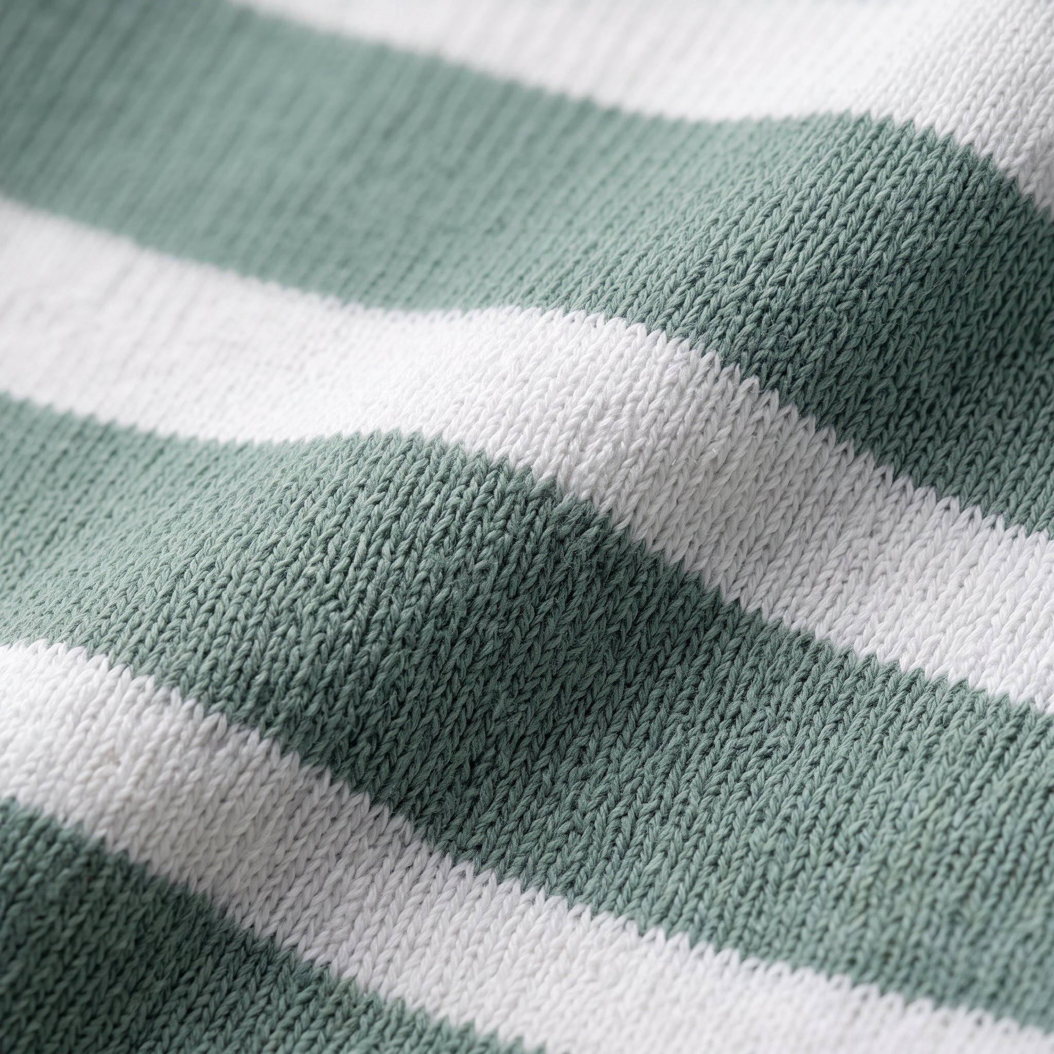 Misto Striped Tee Sage