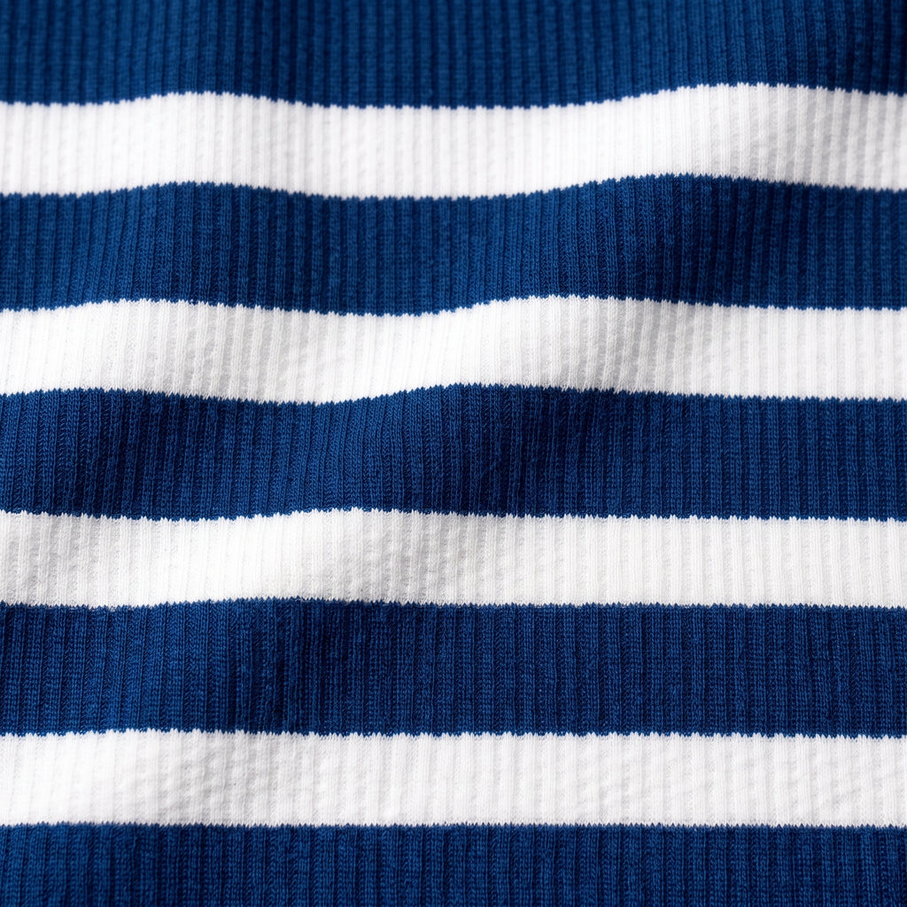 Misto Striped Tee Navy