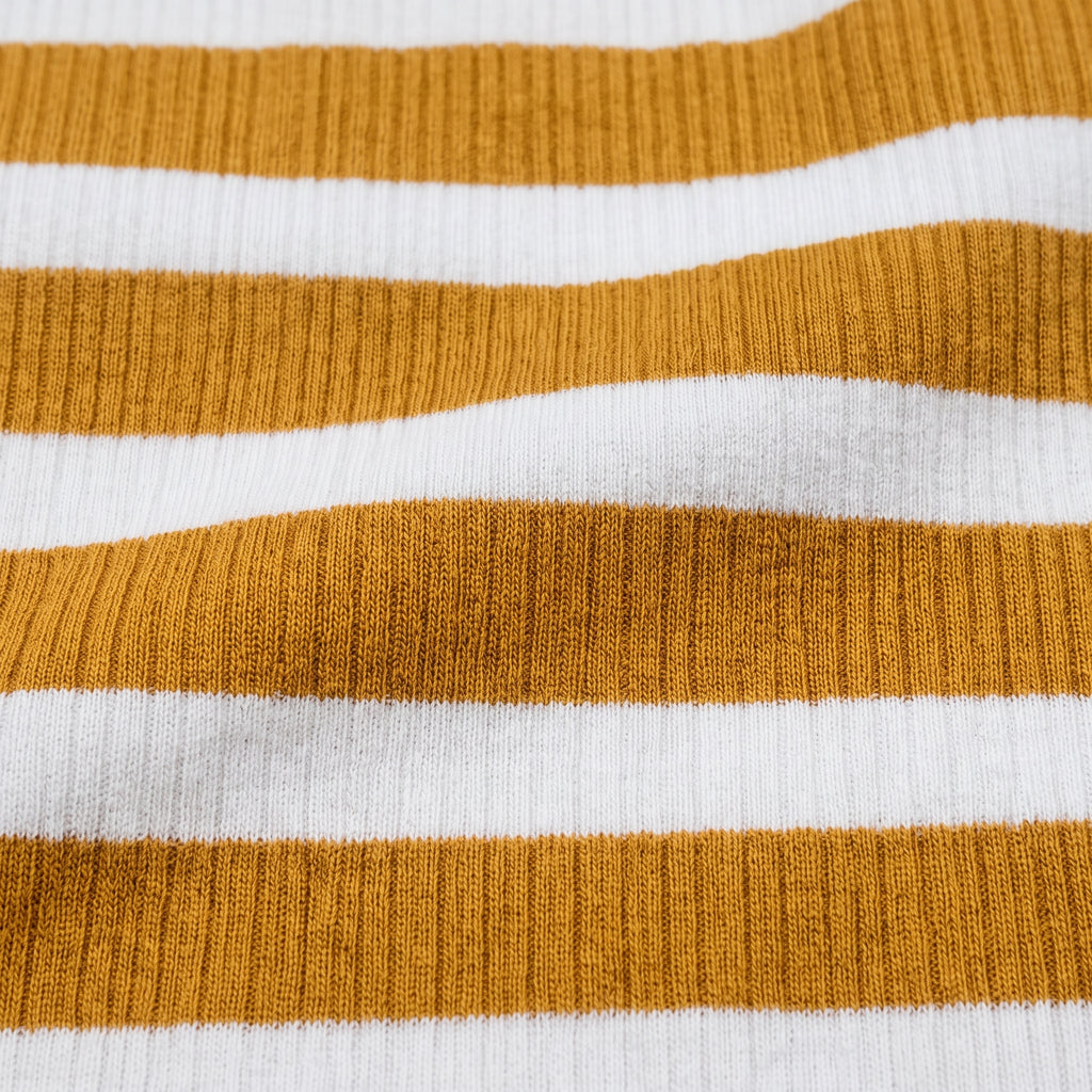 Misto Striped Tee Mustard