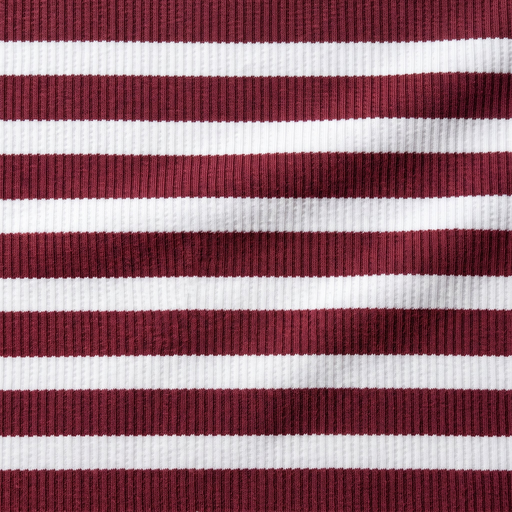 Misto Striped Tee Burgundy