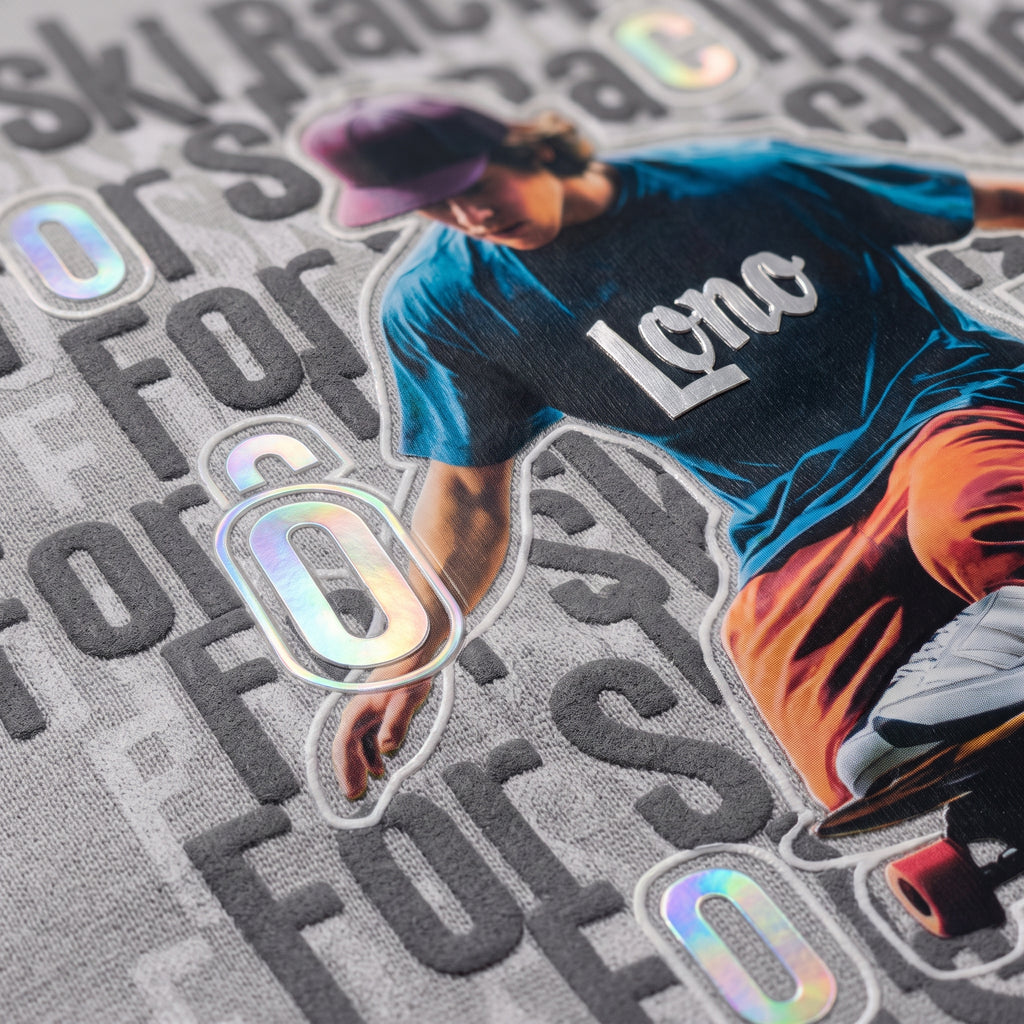 Skater Typography Grey