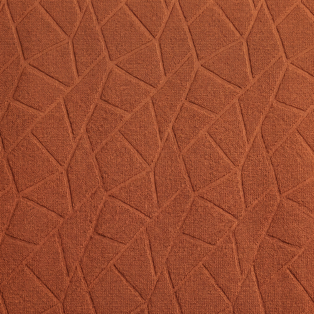 Geometric Tee Rust