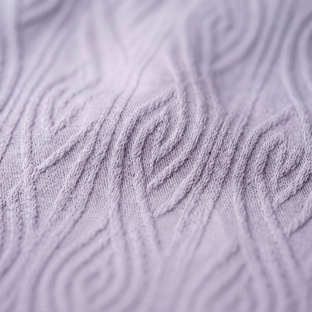 Textured Knit Tee (Lavender)