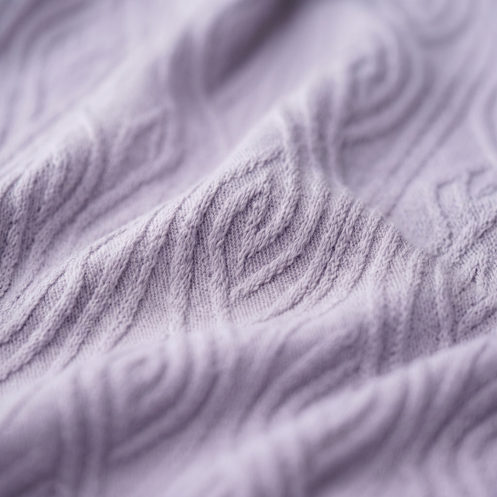 Textured Knit Tee (Lavender)