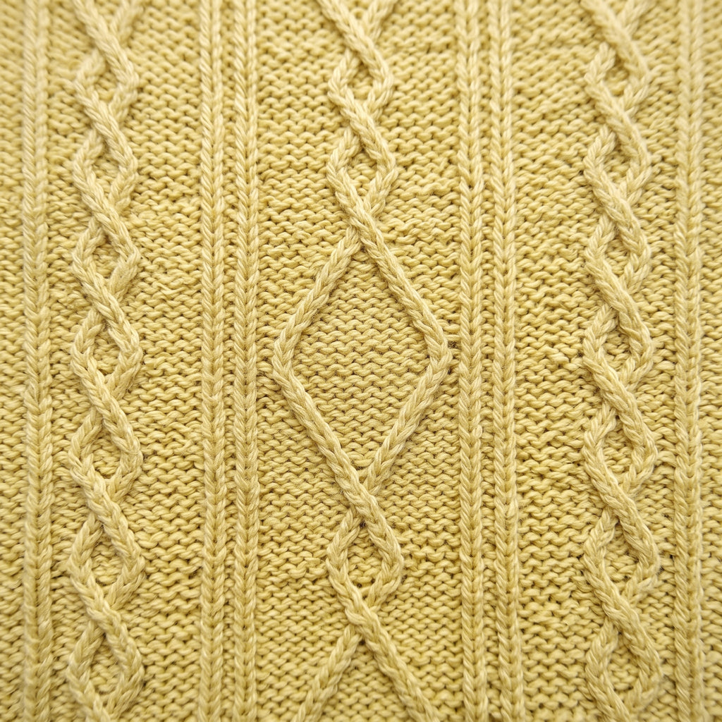 Textured Knit Tee (Mustard)