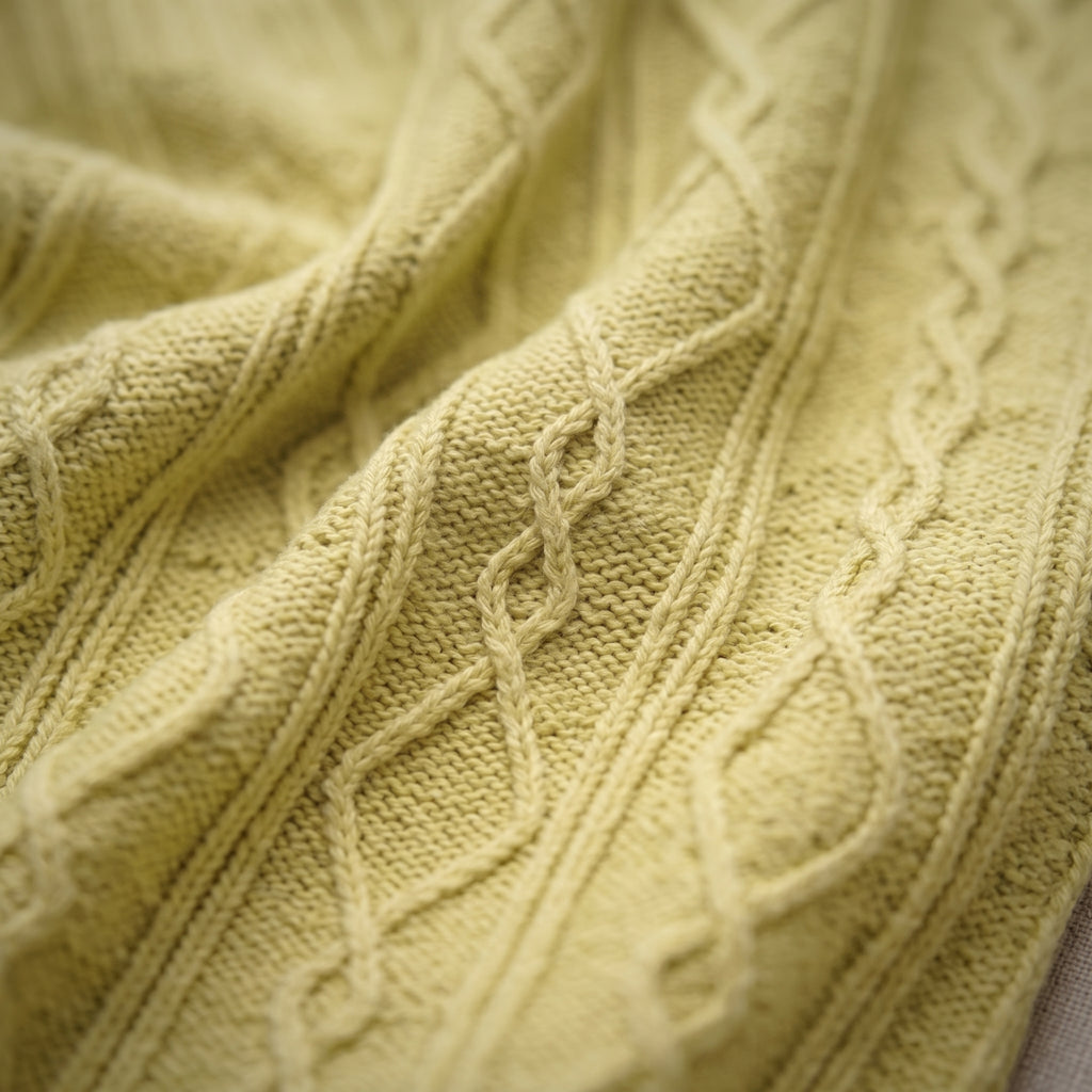 Textured Knit Tee (Mustard)