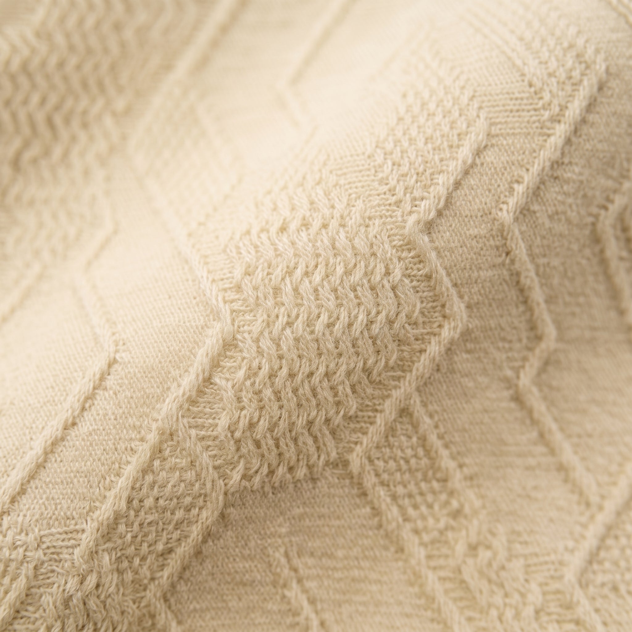 Textured Knit Tee (Cream)