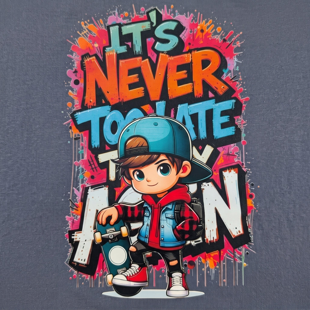 Never Too Late Graphic Tee