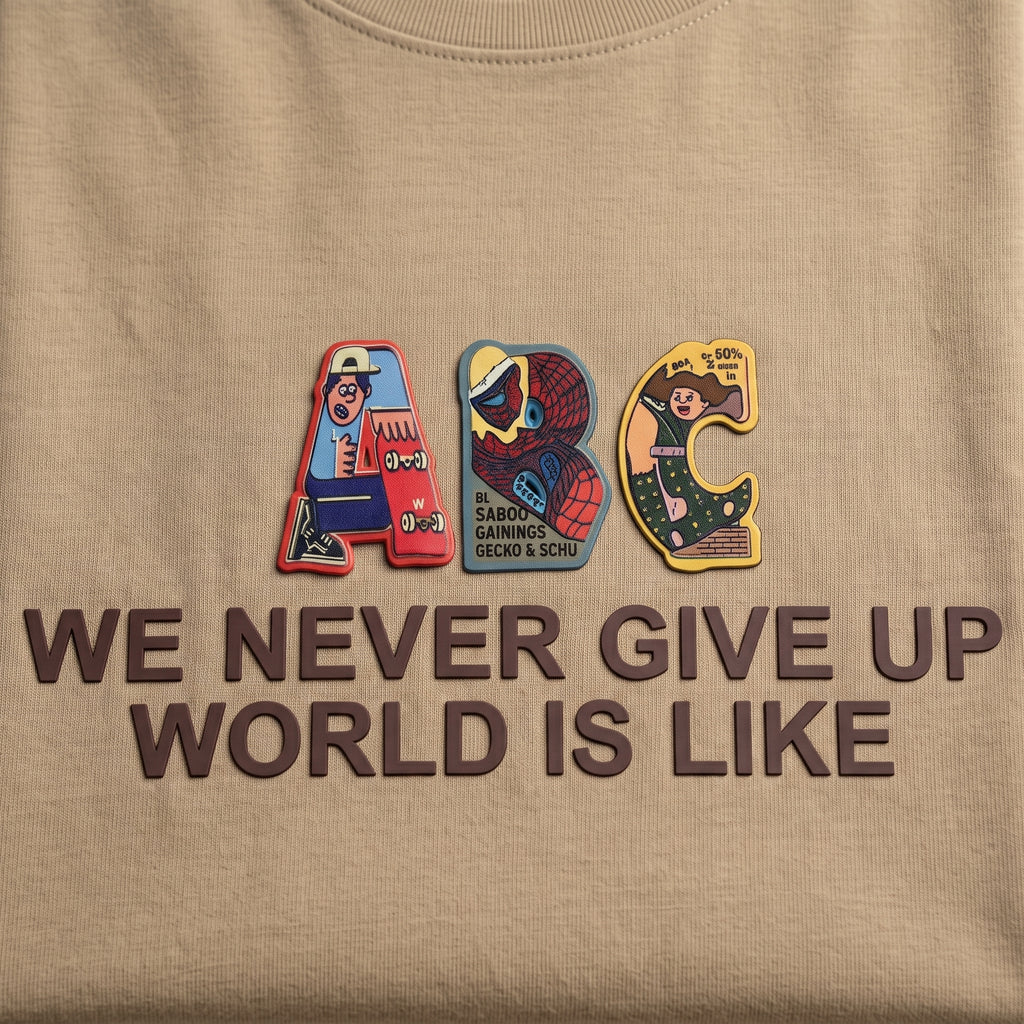 ABC Never Give Up Graphic Tee