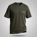 Geometric Tee Olive