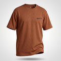 Geometric Tee Rust
