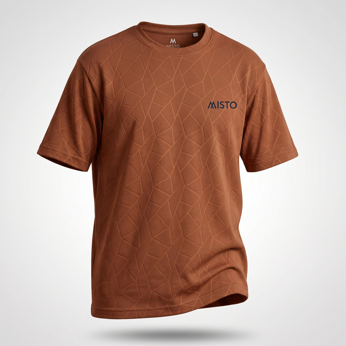 Geometric Tee Rust