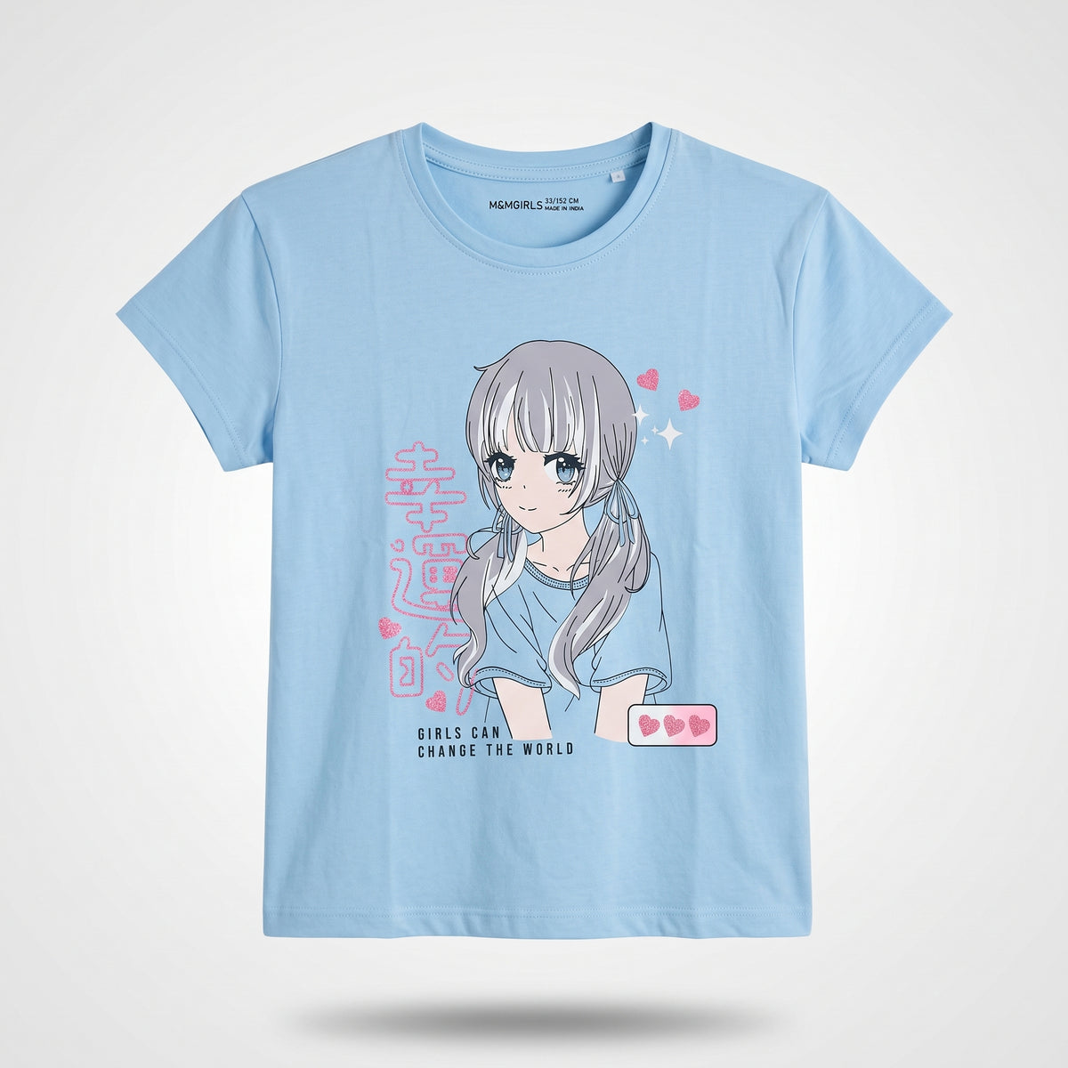 Anime Girl Light Blue