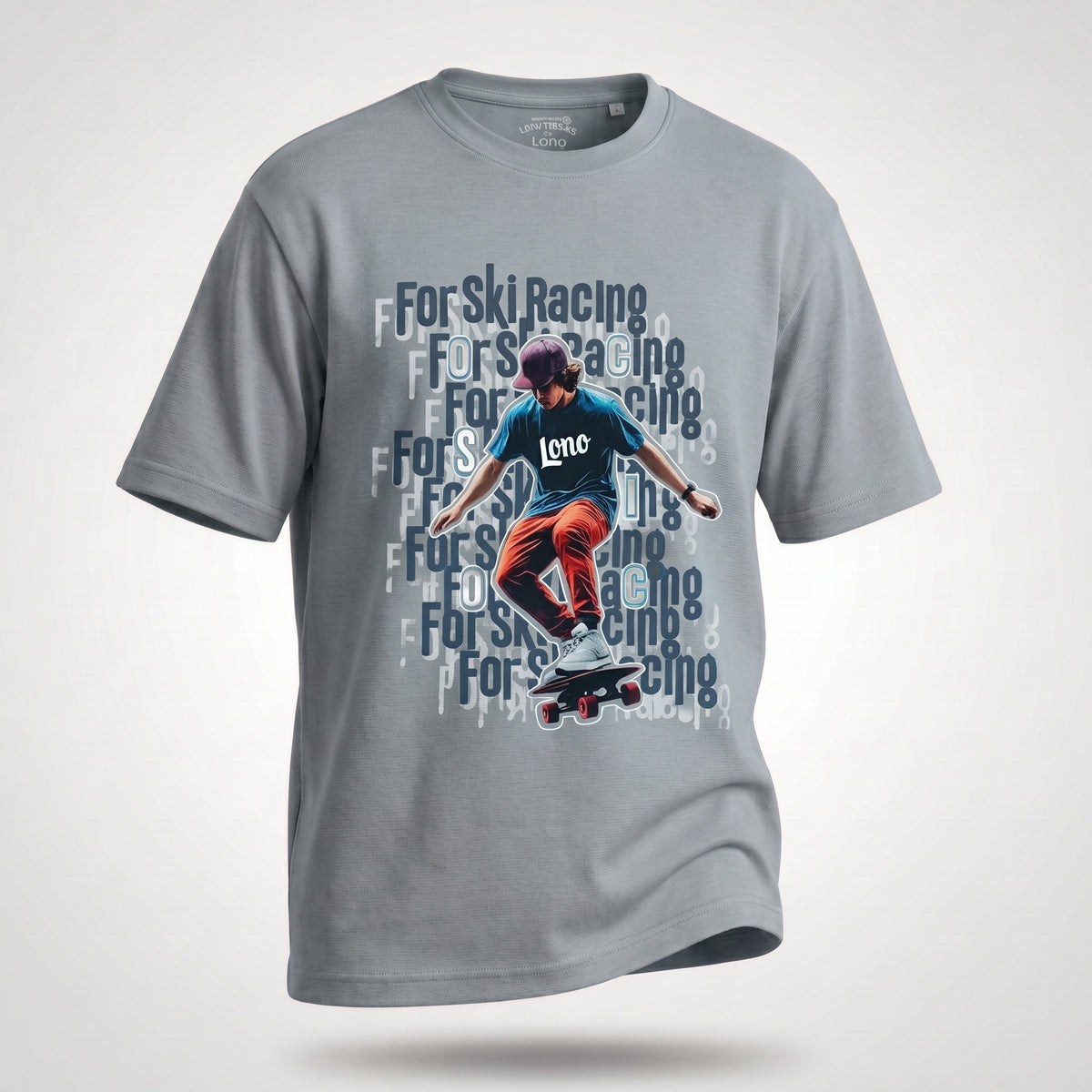 Skater Typography Grey