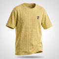 Textured Knit Tee (Mustard)