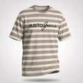 Misto Striped Tee Taupe