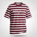 Misto Striped Tee Burgundy