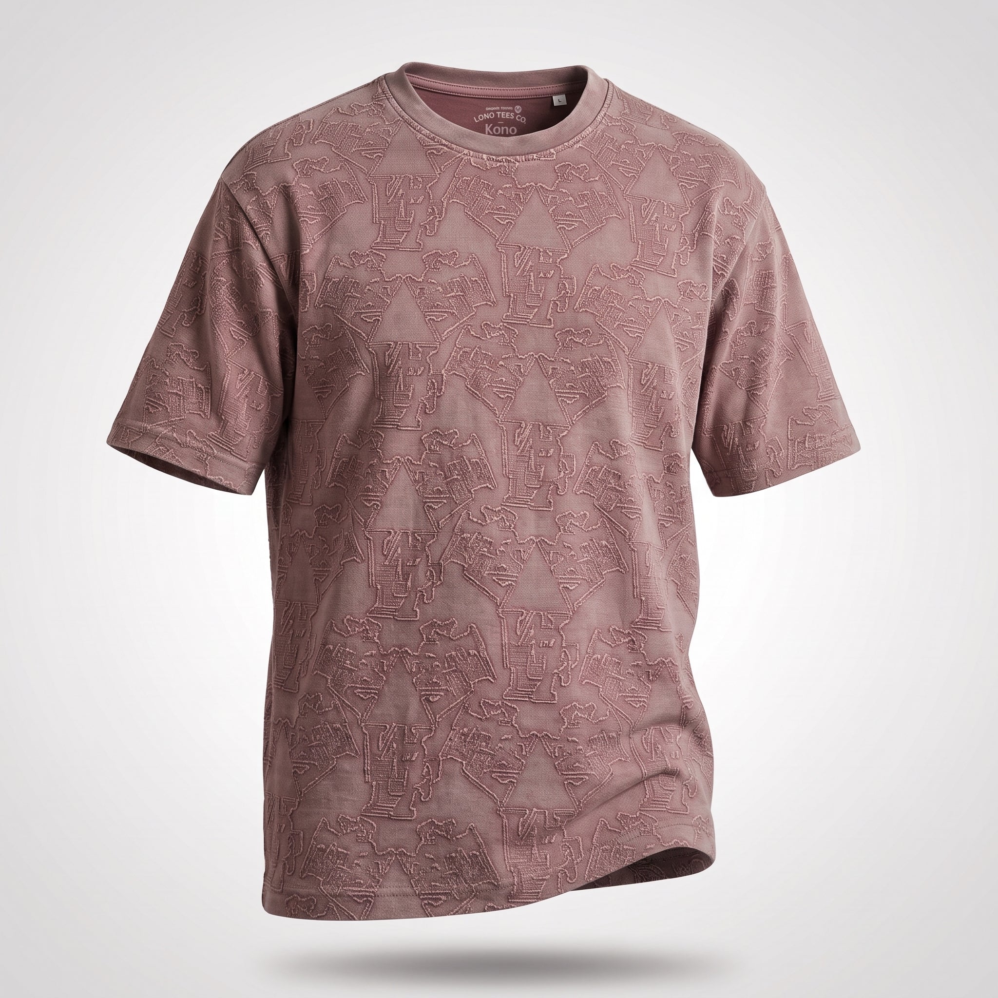 Textured Jacquard Tee (Mauve)
